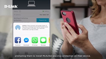 08 D Link McAfee Protection - How To Use McAfee LiveSafe Software