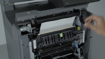 CX725 Series—Clearing paper jam in door A