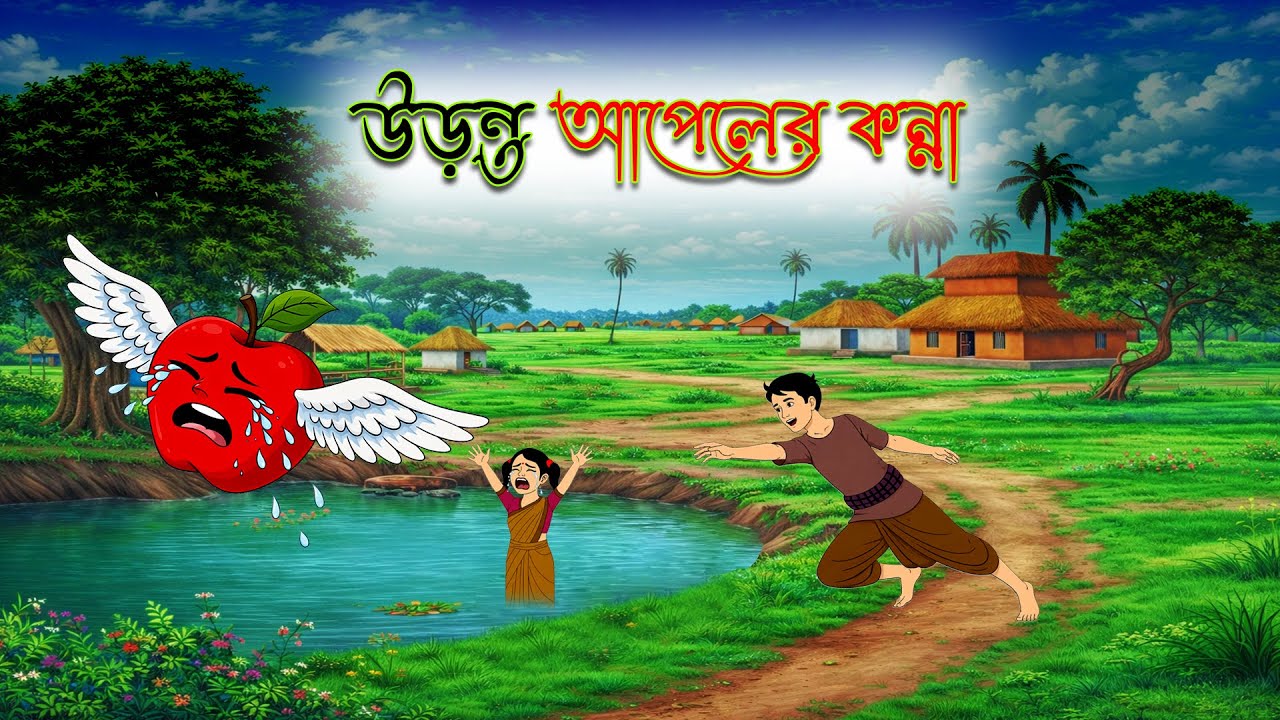 উড়ন্ত আপেলের কন্না | Uranta Apeler Kanna | Bengali Moral Stories | Notun Golpo | Fairy Tales