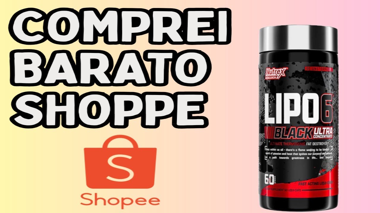 Novo Lipo 6 Black UC 60 Caps Importado e Original S custou isso Ser que presta