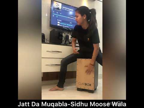 Jatt Da Muqabla | Sidhu Moose Wala| Cajon Cover by Poorva Sharma