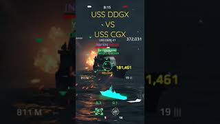 USS DDG(X) VS USS CG(X) - LEADER OF CLAN VERSUS - @Modern_Warships