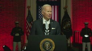 Biden at Independence Hall: Trump, allies threaten democracy