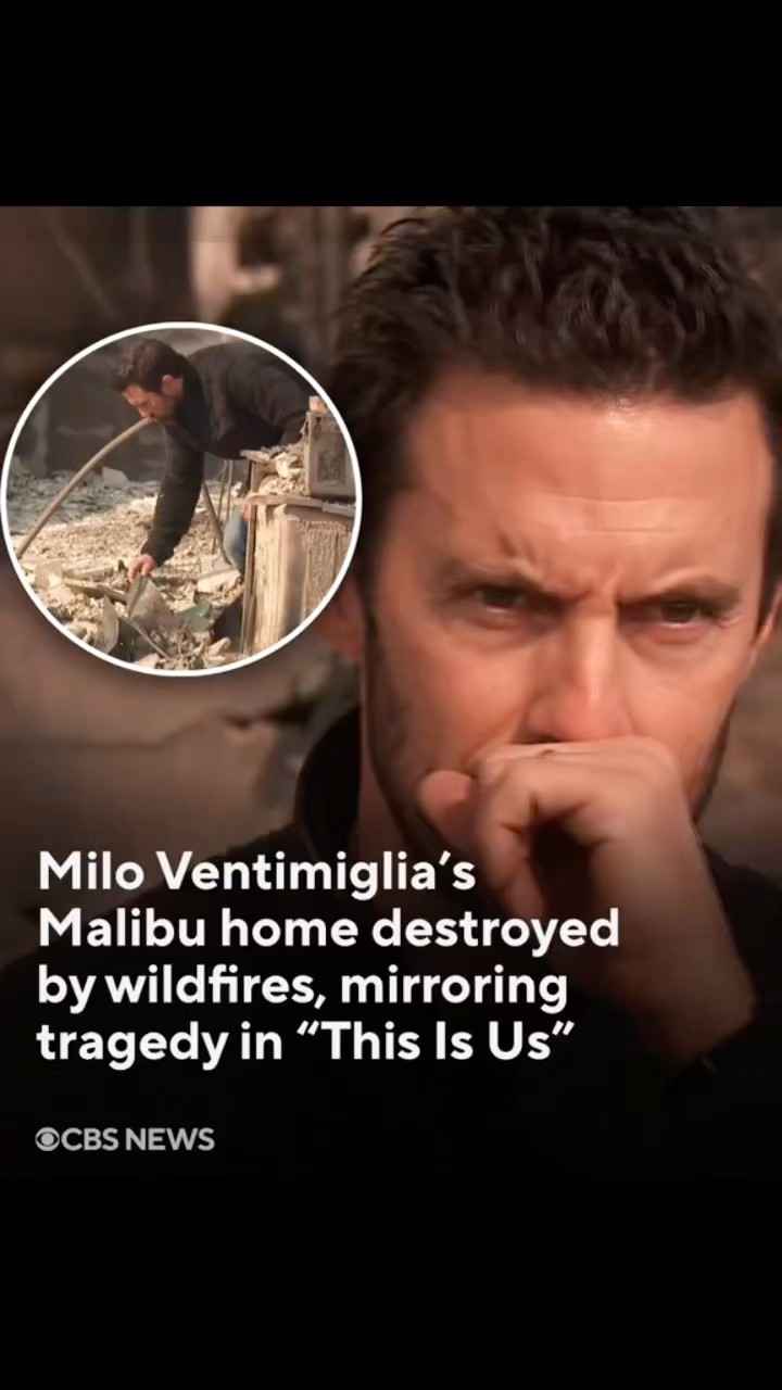 Milo Ventimiglia's Malibu home destroyed by wildfires #shorts