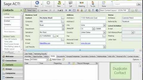 How to Add a Second ACT Contact at the Same Company -betterACTnow training