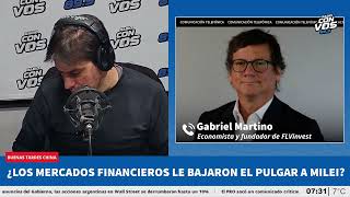 Gabriel Martino: "La devaluación no nos lleva a nada, hay que buscar el sendero para salir del CEPO"