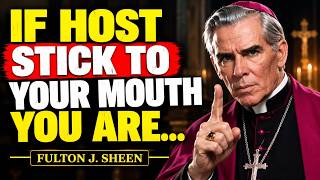 IF THE HOST STICKS TO THE ROOF OF YOUR MOUTH, DON’T IGNORE THIS | Bishop Fulton J Sheen