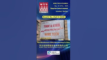 Meet us at Wire&tube exhibition in Istanbul Turkey