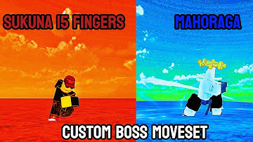 SUKUNA & MAHORAGA | BOSS MOVESET | JJS SKILL BUILDER (Sound delayed😓)