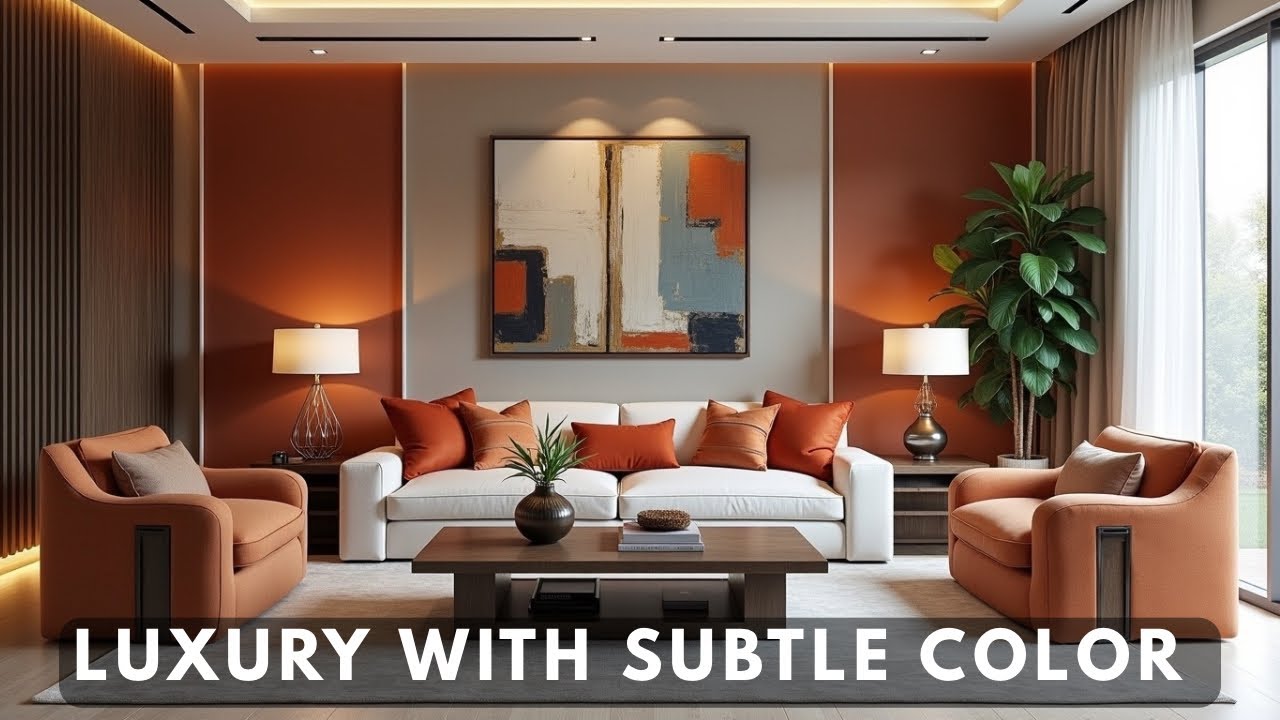 Neutral Interiors with Pops of Color | Modern Minimalist Luxury Design ...