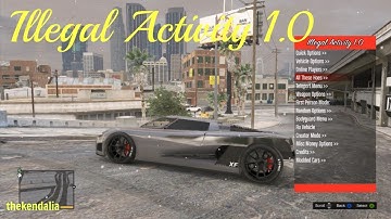 GTA 5 Mod Menu Showcase- Illegal Activity 1.0 + Download (RGH/JTAG ONLY)