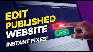 How to Edit Published Website on Canva