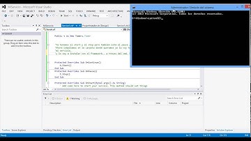 Crear Servicio de Windows VB .NET