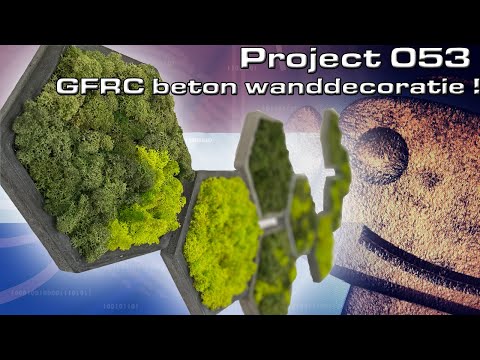 RCNC Projects 053: HDH GFRC Beton wand decoratie met Rendiermos
