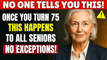 Once You Hit 75, THESE 5 Changes Strike EVERYONE — The TERRIFYING Truth! | Senior Health Tips