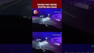 “Good Grapple”: Suspected Drunk Driver Stopped After Wrong-Way Police Chase