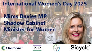 Mims Davies MP | International Women's Day 2025 Speech | #AccelerateAction