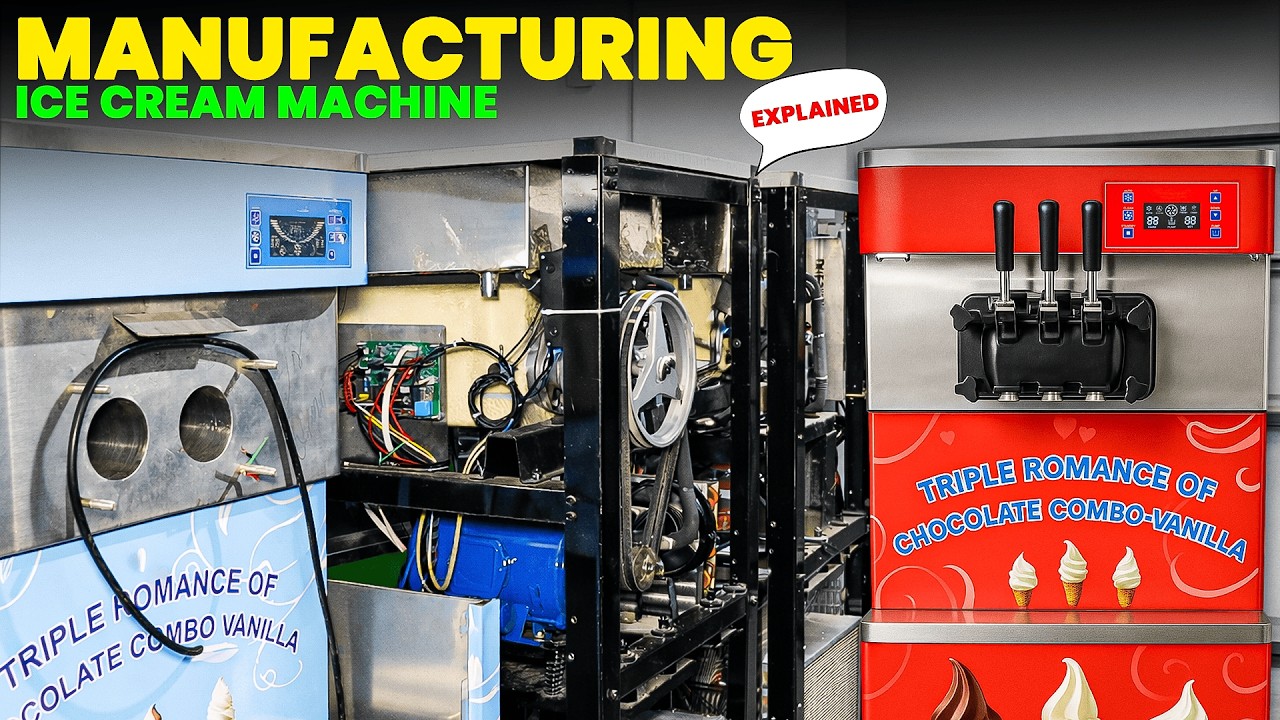 Ice Cream Machine Manufacturing Process Explained - YouTube