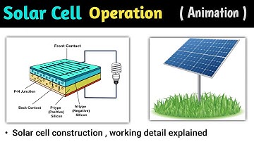 solar cell | solar cell construction and working | solar energy & electricity generation | renewable