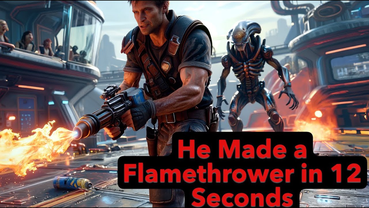They Told Him to Improvise — He Made a Flamethrower in 12 Seconds | HFY Sci-Fi Adventure