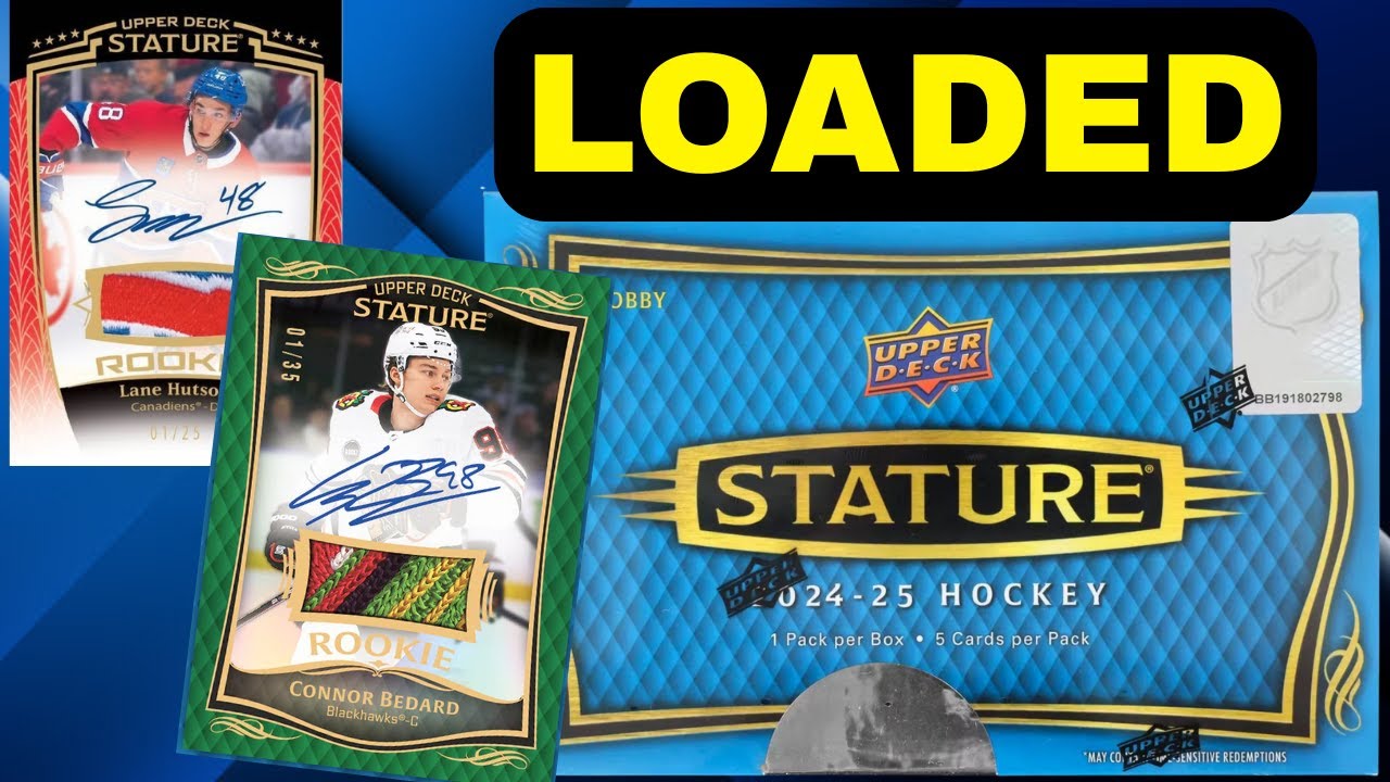 НЕВЕРОЯТНЫЙ ПРОДУКТ!! 2024-25 UPPER DECKE STATURE BOX BREAK!!