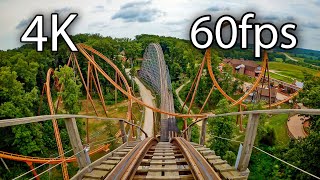 The Voyage front seat onride 4K POV @60fps Holiday World