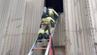 JFD 2022 1st Semester - Advancing Hoseline Up A Ladder