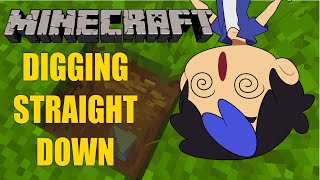 DIGGING STRAIGHT DOWN?!  Minecraft w/Aphmau and MacNcheeseP1z