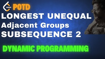 Longest Unequal Adjacent Groups Subsequence ii LeetCode 2901 Dynamic Programing