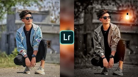 Lightroom light blub effect photo editing tutorial | lightroom background colour change preset