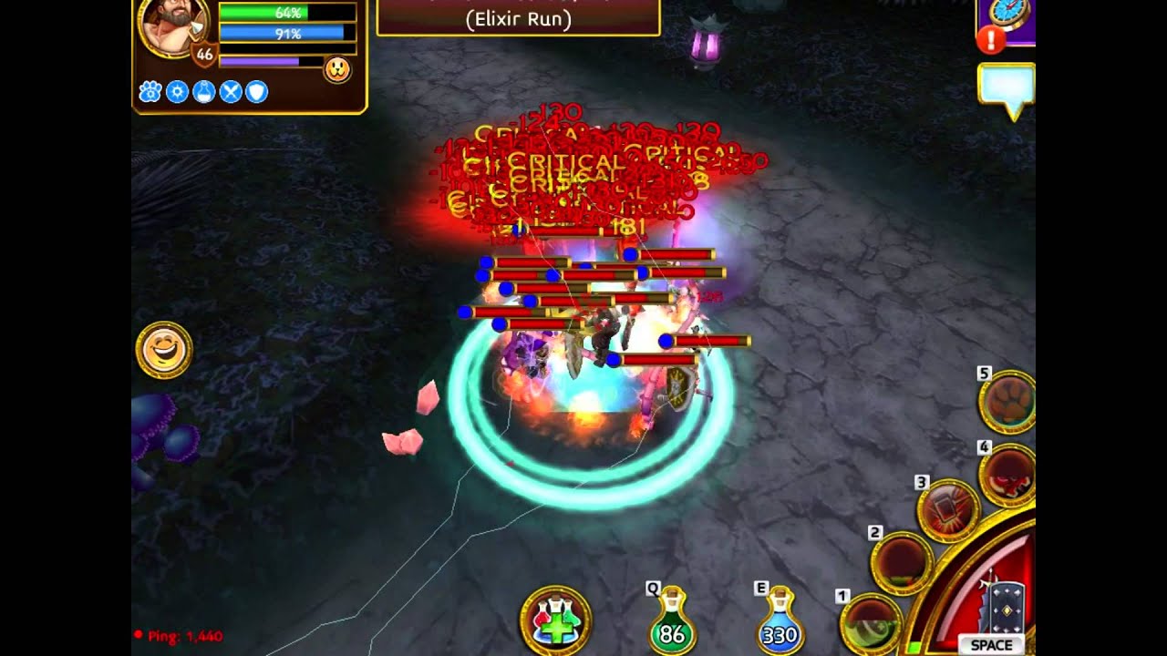 Arcane Legends [Warrior] - Testing Aegis in Planar Tombs 1