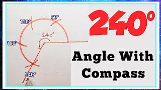 Celebrity How to Construct 240 Degree Angle With Compass | #240degreeangle Profile