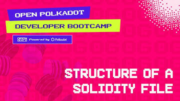 Open Polkadot Bootcamp 2025 - PolkaVM - Structure of a Solidity file - [Section 1 | Part 2]