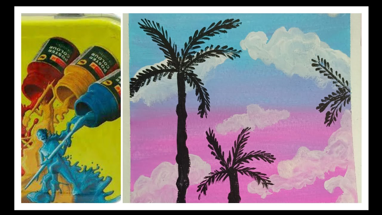 Acrylic painting for beginners.Use only water colour...Creative Arts