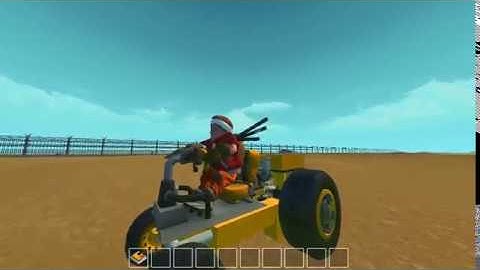 Smallest Scrap Mechanic piston engine car