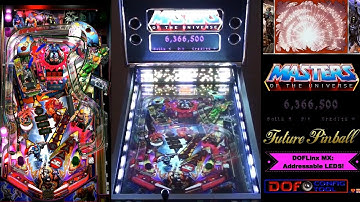 Exclusive! 1st Future Pinball table with addressable leds! MOTU: Mastered, DOFLinx MX Edition!