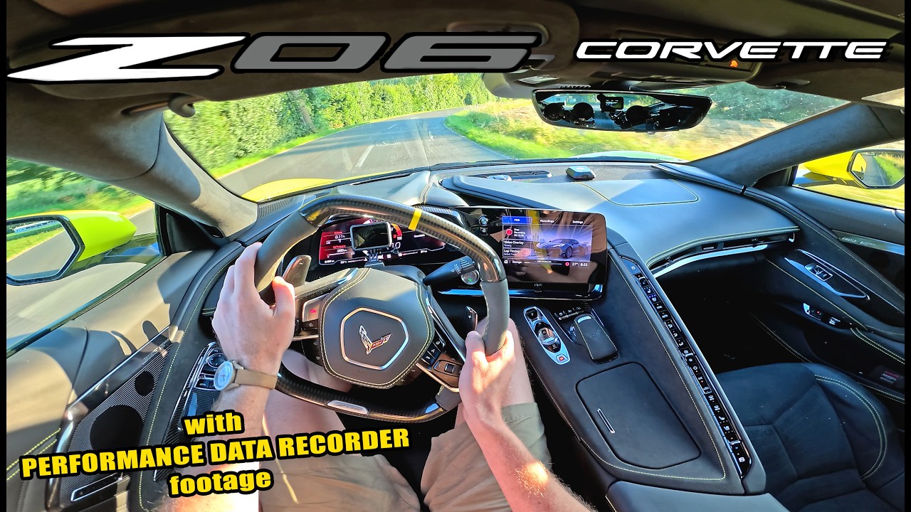 CORVETTE C8 Z06 POV TEST DRIVE on B-ROAD - YouTube