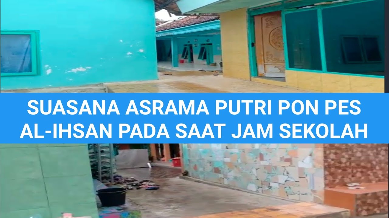 Suasana Asrama Putri Pondok Pesantren Al-Ihsan Jrangoan Pada Saat Jam Sekolah