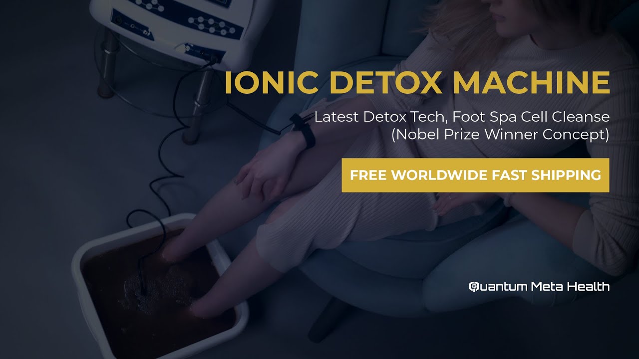 Ionic Detox Machine Latest Detox Tech, Foot Bath Cell Cleanse Spa