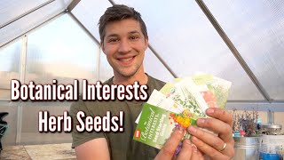 Just got our HERB SEEDS from Botanical Interests!