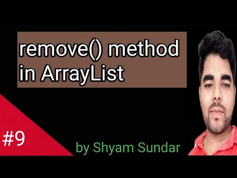 वीडियो: आप ArrayList से किसी इंडेक्स को कैसे हटाते हैं?
