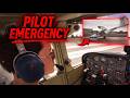 Female Student Pilot Performs Miracle Landing After Losing Nose Wheel During Takeoff