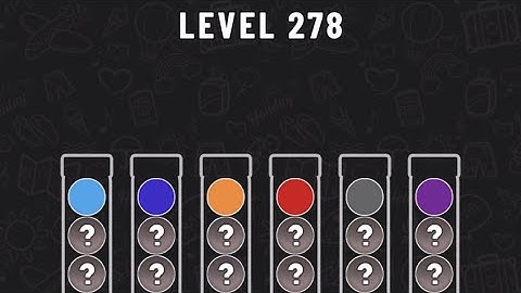 Ball Sort Puzzle Level 278 #ballsortpuzzle #ballsortpuzzlegameplay #puzzlegame #mobilegames