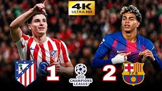 A Treacherous Match 😱 Barcelona vs Atletico Madrid 2-1 Champions League Quarter-Final 2026 Arabic...