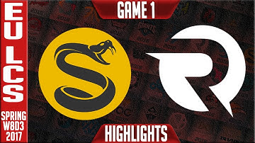 Splyce vs Origen Game 1 Highlights - EU LCS W8D3 Spring 2017 - SPY vs OG G1
