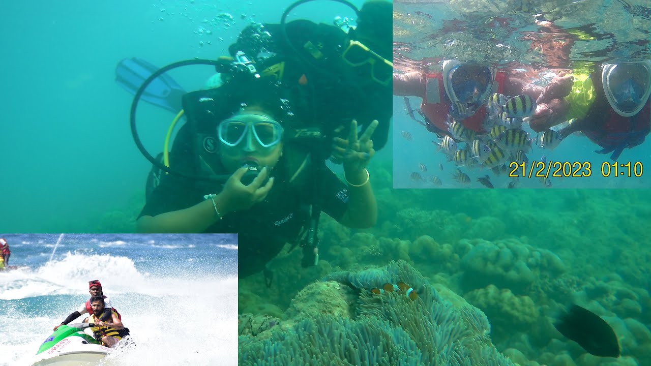 Full day fun in Havelock || episode-3 || Elephant Beach || Scuba Diving ...