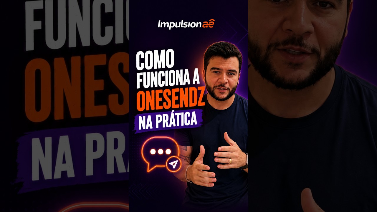 Adilson, da Impulsionaê, explicando como funciona a OneSendz