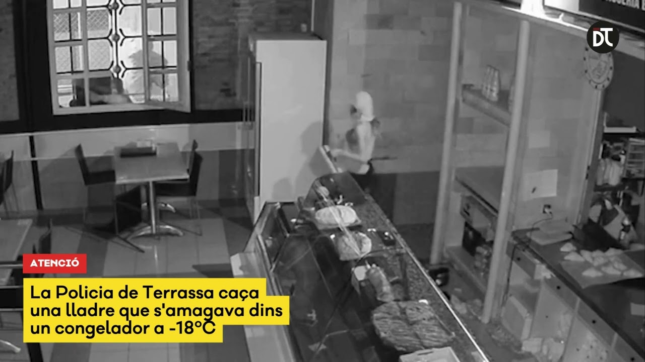 🚨 Així va caçar la Policia de Terrassa a la lladre que s'amagava a un congelador a -18ºC