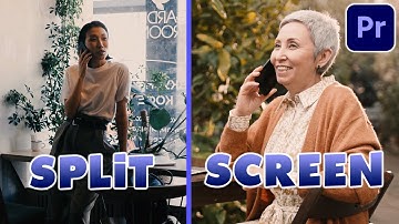 Easy SPLIT SCREEN Effect! (Adobe Premiere Pro Tutorial)