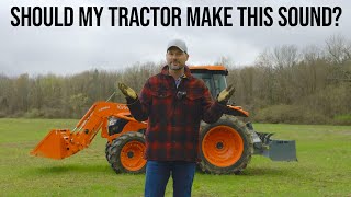 IS HYDRAULIC WHINING NORMAL ON MY TRACTOR?